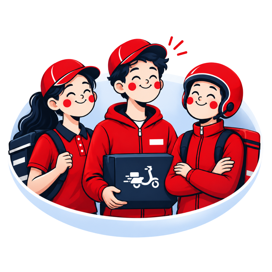 Equipo de repartidores
